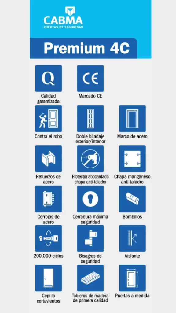 Puerta Cabma Premium 4C